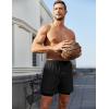 imageCOOFANDY Mens 2 Pack Running Shorts 2 in 1 Workout Shorts Quick Dry Gym Training Athletic Jogger with Phone Pockets2packkhakiblack