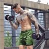 imageCOOFANDY Mens 2 Pack Running Shorts 2 in 1 Workout Shorts Quick Dry Gym Training Athletic Jogger with Phone Pockets3packblacknavy Bluearmy Green