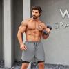 imageCOOFANDY Mens 2 Pack Running Shorts 2 in 1 Workout Shorts Quick Dry Gym Training Athletic Jogger with Phone Pockets3packlight Greyblackwine Red