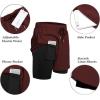 imageCOOFANDY Mens 2 Pack Running Shorts 2 in 1 Workout Shorts Quick Dry Gym Training Athletic Jogger with Phone Pockets3packlight Greyblackwine Red