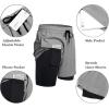 imageCOOFANDY Mens 2 Pack Running Shorts 2 in 1 Workout Shorts Quick Dry Gym Training Athletic Jogger with Phone Pockets3packnavy Blueblacklight Grey