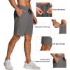imageCOOFANDY Mens 3 Pack Athletic Running Shorts Gym Workout Short Quick Dry Sports Short with PocketsBlackDark GreyNavy Blue 1 Pack of 3