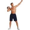 imageCOOFANDY Mens 3 Pack Athletic Running Shorts Gym Workout Short Quick Dry Sports Short with PocketsBlackNavy Blue