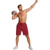 imageCOOFANDY Mens 3 Pack Athletic Running Shorts Gym Workout Short Quick Dry Sports Short with PocketsBlackRed