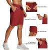imageCOOFANDY Mens 3 Pack Athletic Running Shorts Gym Workout Short Quick Dry Sports Short with PocketsBlackRed
