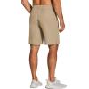 imageCOOFANDY Mens 3 Pack Athletic Running Shorts Gym Workout Short Quick Dry Sports Short with PocketsKhakiGrey