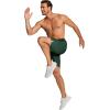 imageCOOFANDY Mens 3 Pack Athletic Running Shorts Gym Workout Short Quick Dry Sports Short with PocketsNavy BlueDark Green
