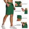 imageCOOFANDY Mens 3 Pack Athletic Running Shorts Gym Workout Short Quick Dry Sports Short with PocketsRoyal BlueGreen