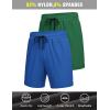 imageCOOFANDY Mens 3 Pack Athletic Running Shorts Gym Workout Short Quick Dry Sports Short with PocketsRoyal BlueGreen