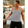 imageCOOFANDY Mens 3 Pack Gym Tank Tops YBack Workout Muscle Tee Training Bodybuilding Fitness Sleeveless T Shirts3 PackblackGreyArmy Green