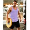 imageCOOFANDY Mens 3 Pack Gym Tank Tops YBack Workout Muscle Tee Training Bodybuilding Fitness Sleeveless T Shirts3 Packlight BlueLight PurpleGrey