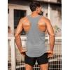 imageCOOFANDY Mens 3 Pack Gym Tank Tops YBack Workout Muscle Tee Training Bodybuilding Fitness Sleeveless T Shirts3 Packlight BlueLight PurpleGrey
