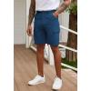 imageCOOFANDY Mens Cargo Shorts Quick Dry Hiking Shorts Lightweight Casual Shorts with Nylon Belt