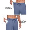 imageCOOFANDY Mens Sweatpants Open Bottom Lightweight Athletic Running Joggers Gym Workout Pants with Zipper PocketsGrey Blue