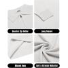 imageCOOFANDY Mens Knit Polo Sweater Casual Long Sleeve Quarter Zip Polo Sweater Classic Golf ShirtsWhite