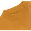 imageCOOFANDY Mens Mock Turtleneck Long Sleeve T Shirts Basic Casual Knitted Half Neck Thermal Lightweight Pullover SweaterYellow