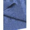 imageCOOFANDY Mens Shawl Collar Pullover Sweater Slim Fit Casual Button Cable Knit SweatersLight Blue