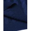 imageCOOFANDY Mens Shawl Collar Pullover Sweater Slim Fit Casual Button Cable Knit SweatersRoyal Blue