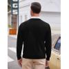 imageCOOFANDY Mens V Neck Dress Sweater Knit Long Sleeve Slim Fit Sweaters Fashion Pullover SweaterBalck Grey Argyle