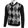 Balck Grey Argyle