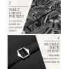 imageCOOFANDY Mens Christmas Vest Tie Set 3PC Paisley Jacquard Waistcoat and Necktie Pocket Square for Holiday Party WeddingLight Silver