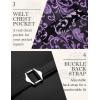 imageCOOFANDY Mens Christmas Vest Tie Set 3PC Paisley Jacquard Waistcoat and Necktie Pocket Square for Holiday Party WeddingPurple Filigree