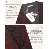 imageCOOFANDY Mens Christmas Vest Tie Set 3PC Paisley Jacquard Waistcoat and Necktie Pocket Square for Holiday Party WeddingWine Red Paisley