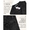 imageCOOFANDY Mens Paisley Tuxedo Vest Victorian Steampunk Gothic Suit Vest Slim Fit VNeck WaistcoatBlack Filigree