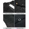 imageCOOFANDY Mens Suede Leather Vest Cowboy Western Waistcoat Casual Slim Fit Suit VestBlack