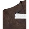 imageCOOFANDY Mens Suede Leather Vest Cowboy Western Waistcoat Casual Slim Fit Suit VestCoffee With Pattern