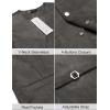 imageCOOFANDY Mens Suede Leather Vest Cowboy Western Waistcoat Casual Slim Fit Suit VestGrey