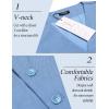 imageCOOFANDY Mens Suit Vest Slim Fit Business Formal Waistcoat Casual Dress VestLight Blue