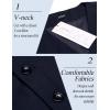 imageCOOFANDY Mens Suit Vest Slim Fit Business Formal Waistcoat Casual Dress VestNavy Blue