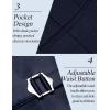 imageCOOFANDY Mens Suit Vest Slim Fit Business Formal Waistcoat Casual Dress VestNavy Blue