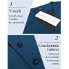 imageCOOFANDY Mens Suit Vest Slim Fit Business Formal Waistcoat Casual Dress VestPeacock Blue