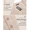 imageCOOFANDY Mens Suit Vest Slim Fit Business Formal Waistcoat Casual Dress VestPlaid Khaki