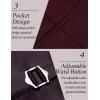 imageCOOFANDY Mens Suit Vest Slim Fit Business Formal Waistcoat Casual Dress VestWine Red