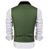 imageCOOFANDY Mens Suit Vest Slim Fit Formal Business Dress Vest Casual Wedding WaistcoatArmy Green