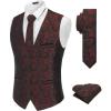 Wine Red Paisley