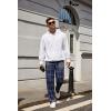 imageCOOFANDY Mens Flannel Plaid Pants Drawstring Cotton Casual Lounge Pants with PocketsBlue Black Plaid