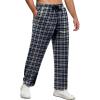 Navy Black White Plaid