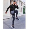 imageCOOFANDY Long Sleeve Shirts for Men Moisture Wicking Activewear TShirts Sun Protection Shirts3 Pack Black  Dark Grey  Wine Red