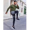 imageCOOFANDY Long Sleeve Shirts for Men Moisture Wicking Activewear TShirts Sun Protection ShirtsArmy Green