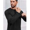 imageCOOFANDY Long Sleeve Shirts for Men Moisture Wicking Activewear TShirts Sun Protection ShirtsBlack