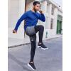 imageCOOFANDY Long Sleeve Shirts for Men Moisture Wicking Activewear TShirts Sun Protection ShirtsDark Blue