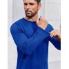 imageCOOFANDY Long Sleeve Shirts for Men Moisture Wicking Activewear TShirts Sun Protection ShirtsDark Blue
