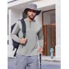 imageCOOFANDY Long Sleeve Shirts for Men Moisture Wicking Activewear TShirts Sun Protection ShirtsLight Grey