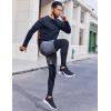 imageCOOFANDY Long Sleeve Shirts for Men Moisture Wicking Activewear TShirts Sun Protection ShirtsNavy Blue
