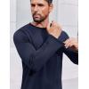imageCOOFANDY Long Sleeve Shirts for Men Moisture Wicking Activewear TShirts Sun Protection ShirtsNavy Blue