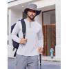 imageCOOFANDY Long Sleeve Shirts for Men Moisture Wicking Activewear TShirts Sun Protection ShirtsWhite
